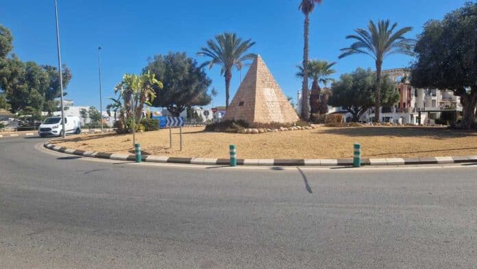 A pyramid in Cabo Roig